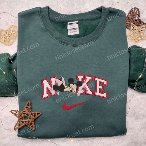Disney Characters Nike x Mickey And Minnie Embroidered Shirt & Hoodie: Perfect Valentine s Day Gift Ideas