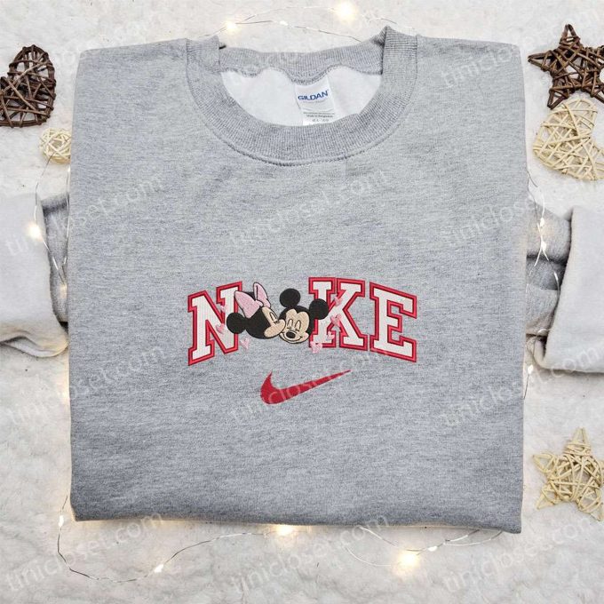 Disney Characters Nike x Mickey And Minnie Embroidered Shirt & Hoodie: Perfect Valentine s Day Gift Ideas