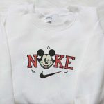 Nike x Mickey Dracula Embroidered Shirt: Disney Halloween Inspired & Stylish Nike x Mickey Dracula Embroidered Shirt: Disney Halloween Inspired & Stylish