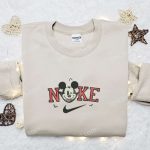 Nike x Mickey Dracula Embroidered Shirt: Disney Halloween Inspired Design Nike x Mickey Dracula Embroidered Shirt: Disney Halloween Inspired Design