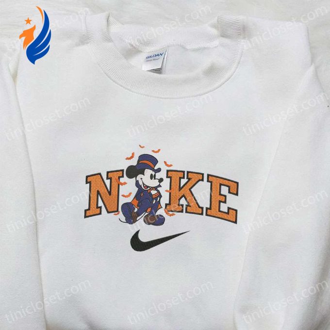 Nike x Mickey Halloween Embroidered Sweatshirt Disney Hoodie & Adorable Shirt: Spooky & Stylish Halloween Apparel Nike x Mickey Halloween Embroidered Sweatshirt Disney Hoodie & Adorable Shirt: Spooky & Stylish Halloween Apparel