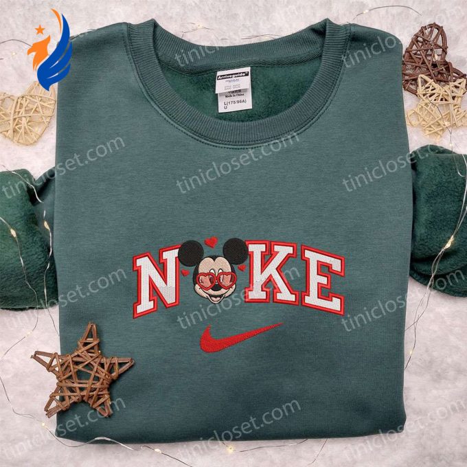 Nike x Mickey Heart Glasses Shirt & Disney Characters Hoodie: Best Valentine s Day Gift Ideas Nike x Mickey Heart Glasses Shirt & Disney Characters Hoodie: Best Valentine s Day Gift Ideas