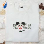Nike x Mickey Jigsaw Stitch Embroidered Shirt: Disney Halloween Inspired Design