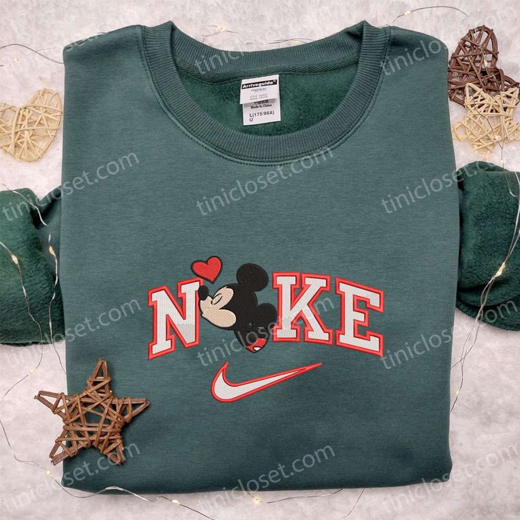Nike x Mickey Kiss Heart Embroidered Shirt & Disney Characters Hoodie: Perfect Valentine?s Day Gift Ideas Nike x Mickey Kiss Heart Embroidered Shirt & Disney Characters Hoodie: Perfect Valentine?s Day Gift Ideas