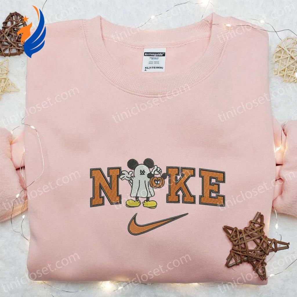 Nike x Mickey Mouse Boo Ghost Embroidered Sweatshirt: Best Halloween Gift Ideas from Walt Disney Nike x Mickey Mouse Boo Ghost Embroidered Sweatshirt: Best Halloween Gift Ideas from Walt Disney