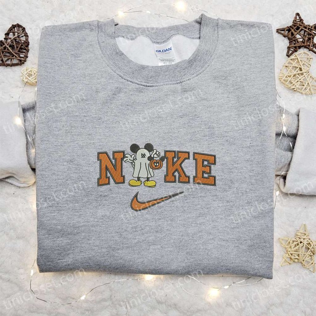 Nike x Mickey Mouse Boo Ghost Embroidered Sweatshirt: Best Halloween Gift Ideas from Walt Disney Nike x Mickey Mouse Boo Ghost Embroidered Sweatshirt: Best Halloween Gift Ideas from Walt Disney