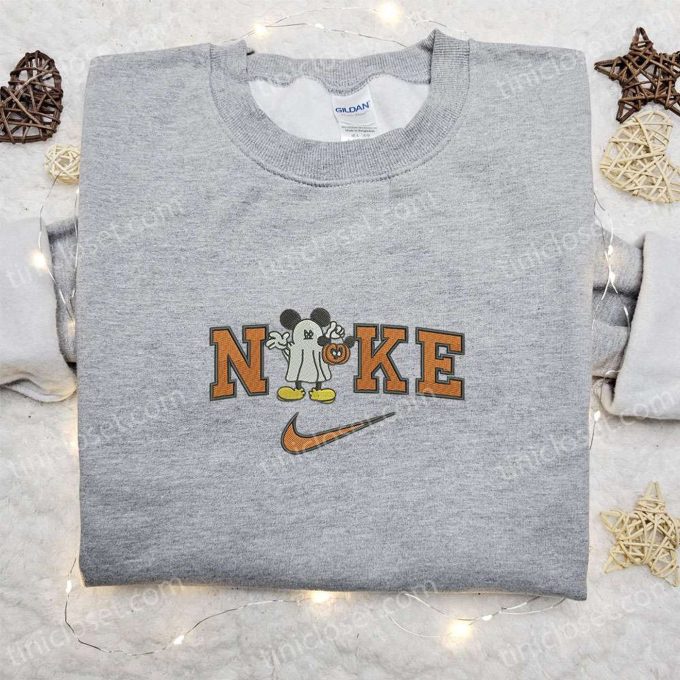 Nike x Mickey Mouse Boo Ghost Embroidered Sweatshirt: Best Halloween Gift Ideas from Walt Disney