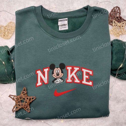Nike x Mickey Mouse Embroidered Shirt & Disney Characters Hoodie: Best Gift Ideas for Disney Fans