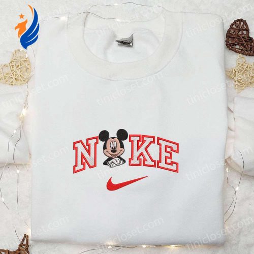 Nike x Mickey Mouse Embroidered Shirt & Disney Characters Hoodie: Best Gift Ideas for Disney Fans