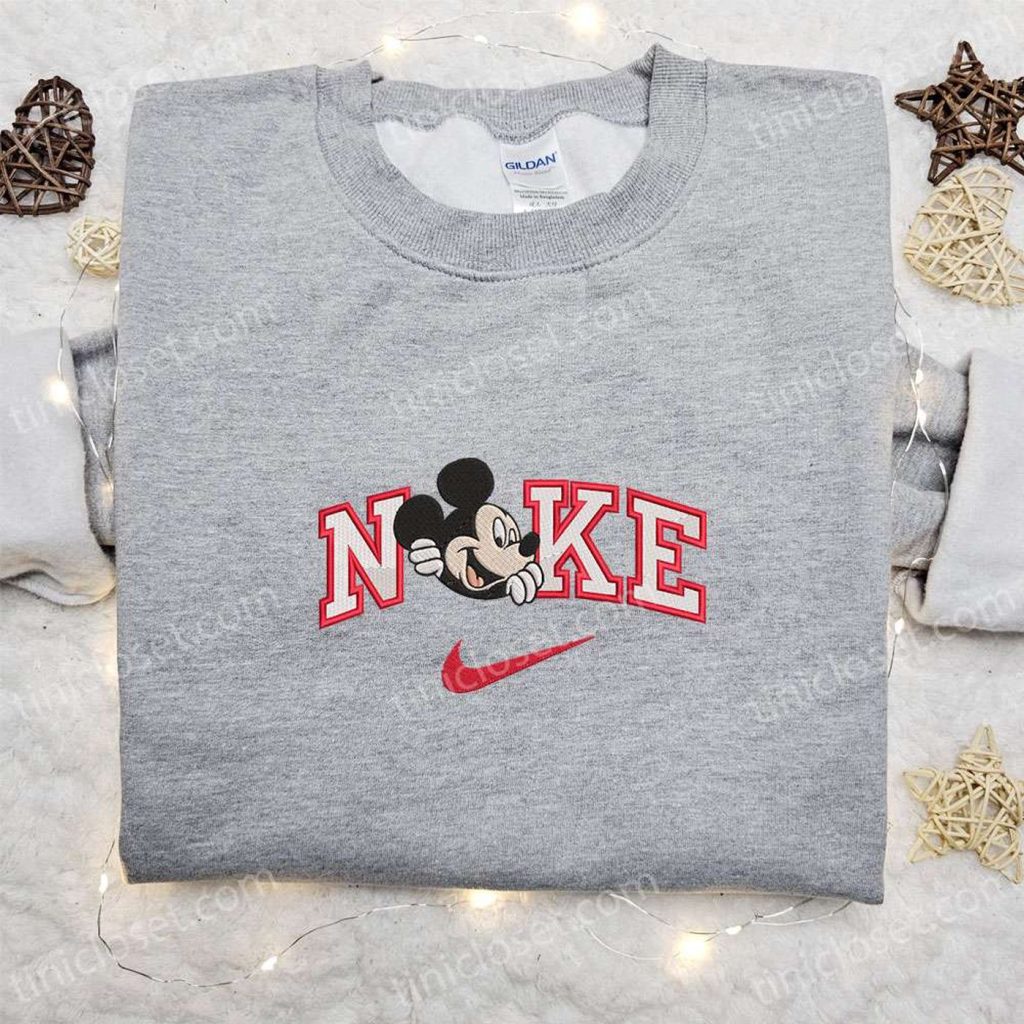 Shop Nike x Mickey Mouse Smile Embroidered Shirt & Disney Characters Hoodie – Perfect Gift Ideas Shop Nike x Mickey Mouse Smile Embroidered Shirt & Disney Characters Hoodie – Perfect Gift Ideas