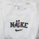 Nike x Mickey Mouse Vampire Sweatshirt Disney Characters T-shirt Nike Inspired Hoodie: Embroidered Collection Nike x Mickey Mouse Vampire Sweatshirt Disney Characters T-shirt Nike Inspired Hoodie: Embroidered Collection