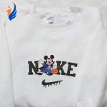 Nike x Mickey Mouse Vampire Sweatshirt Disney Characters T-shirt Nike Inspired Hoodie: Embroidered Collection Nike x Mickey Mouse Vampire Sweatshirt Disney Characters T-shirt Nike Inspired Hoodie: Embroidered Collection