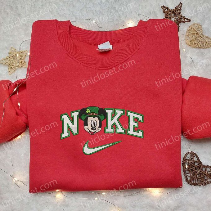 Disney Characters Embroidered Shirt & Hoodie: Nike x Mickey St Patrick’s Day Collection – Best Holiday Gift Ideas