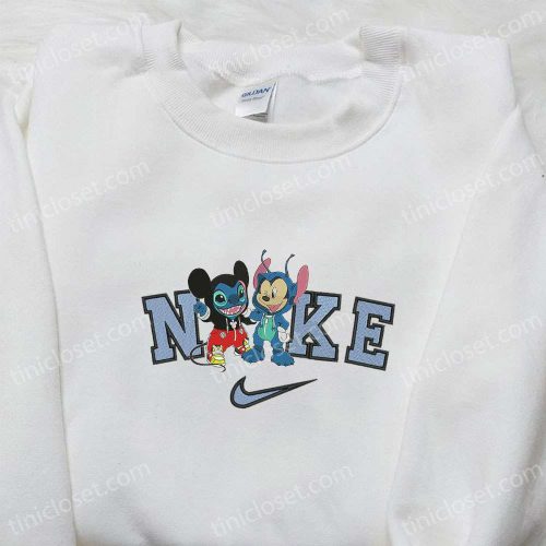 Nike x Mickey Stitch Changed Face Embroidered Shirt – Disney Halloween Inspired Design