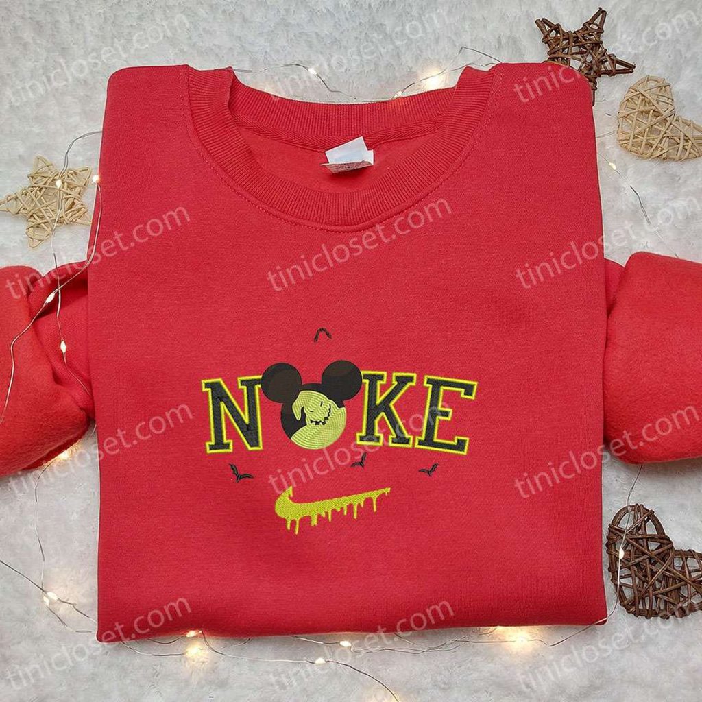 Nike x Oogie Boogie Mickey Head Embroidered Shirt – Disney Halloween T-shirt & Sweatshirt Nike x Oogie Boogie Mickey Head Embroidered Shirt – Disney Halloween T-shirt & Sweatshirt