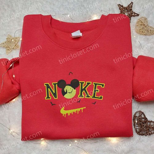 Nike x Oogie Boogie Mickey Head Embroidered Shirt – Disney Halloween T-shirt & Sweatshirt Nike x Oogie Boogie Mickey Head Embroidered Shirt – Disney Halloween T-shirt & Sweatshirt