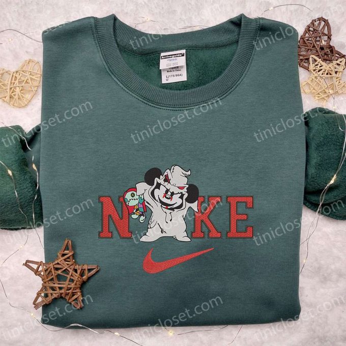 Disney Nike x Oogie Boogie Mickey Mouse Embroidered Shirt – Best Family Gift