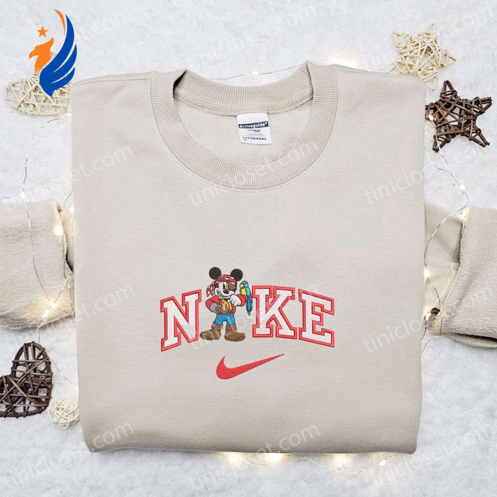 Nike x Pirate Cruise Mickey Embroidered Shirt – Disney Characters Inspired Design for Stylish Nike Shirt Nike x Pirate Cruise Mickey Embroidered Shirt – Disney Characters Inspired Design for Stylish Nike Shirt