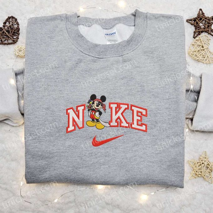 Nike x Pirate Cruise Mickey & Disney Characters Embroidered T-shirts Nike-Inspired Collection