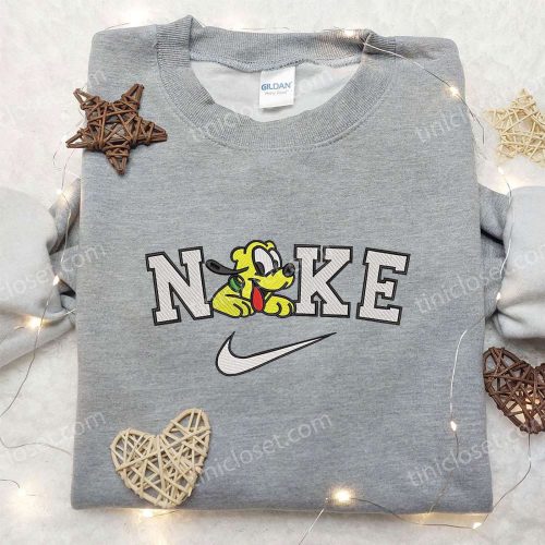 Disney Nike x Pluto & Mickey Mouse Embroidered Sweatshirt and Shirt – Unique Nike Inspired Apparel