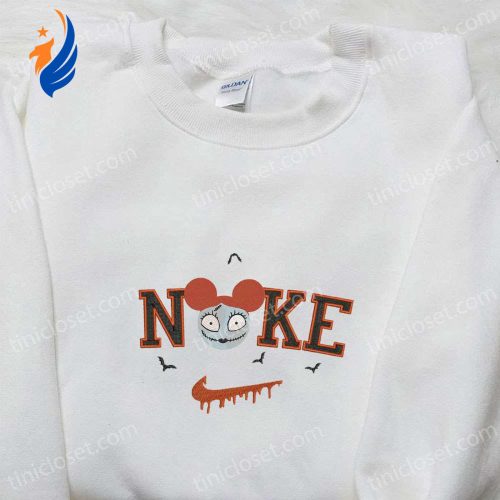 Nike x Sally Mickey Head Embroidered Shirt Nightmare Before Christmas Characters T-Shirt Nike Inspired Sweatshirt Nike x Sally Mickey Head Embroidered Shirt Nightmare Before Christmas Characters T-Shirt Nike Inspired Sweatshirt