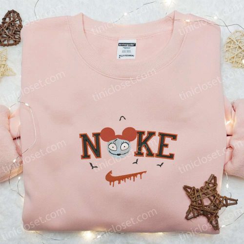 Nike x Sally Mickey Head Embroidered Shirt Nightmare Before Christmas Characters T-shirt Nike Inspired Sweatshirt Nike x Sally Mickey Head Embroidered Shirt Nightmare Before Christmas Characters T-shirt Nike Inspired Sweatshirt