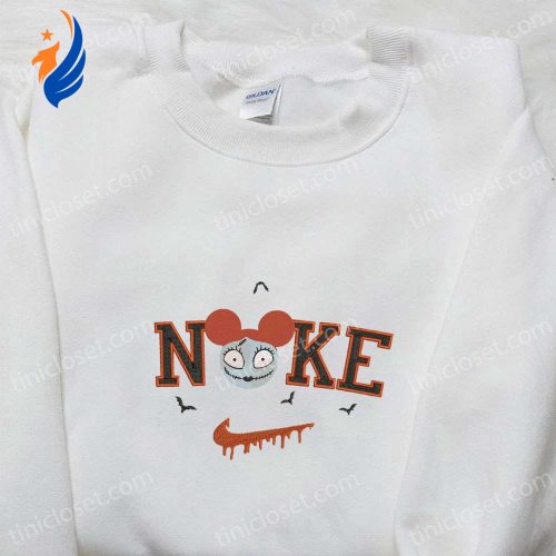 Nike x Sally Mickey Head Embroidered Shirt Nightmare Before Christmas Characters T-shirt Nike Inspired Sweatshirt Nike x Sally Mickey Head Embroidered Shirt Nightmare Before Christmas Characters T-shirt Nike Inspired Sweatshirt