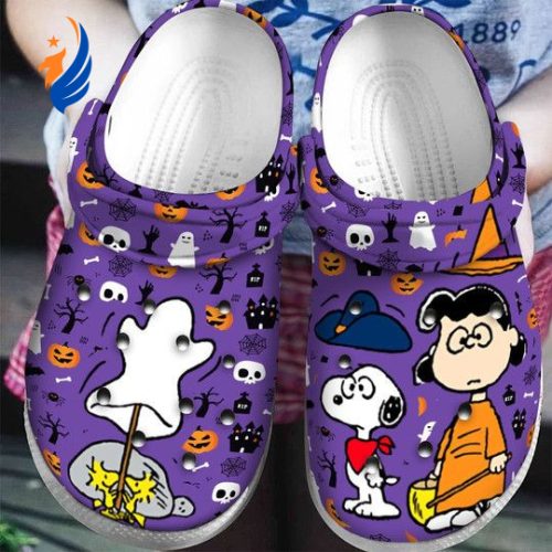 Non-slip And Durable Snoopy Unisex Purple Halloween Clogs Non-slip And Durable Snoopy Unisex Purple Halloween Clogs