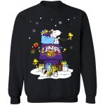 Get Festive with North Alabama Lions Santa Snoopy Shirt – Wish You a Merry Christmas!