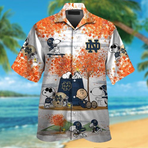 Notre Dame Fighting Irish & Snoopy Hawaiian Shirt #3: Stylish & Unique College Sports Apparel Notre Dame Fighting Irish & Snoopy Hawaiian Shirt #3: Stylish & Unique College Sports Apparel
