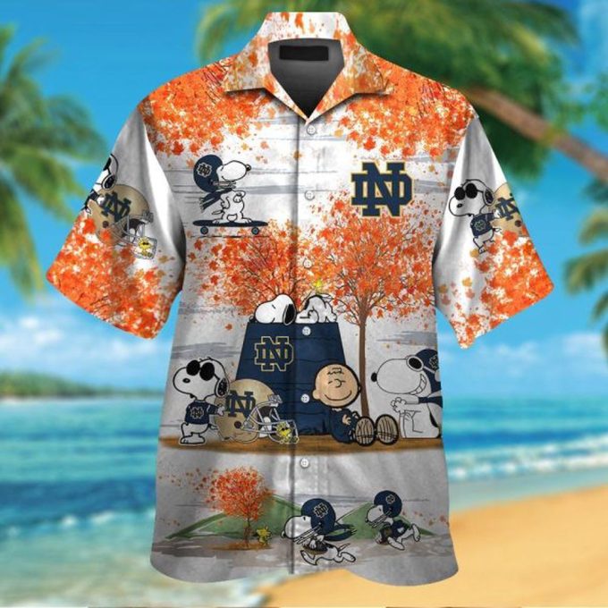 Notre Dame Fighting Irish & Snoopy Hawaiian Shirt #3: Stylish & Unique College Sports Apparel