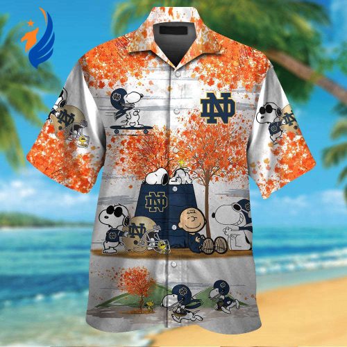 Notre Dame Fighting Irish & Snoopy Hawaiian Shirt #3: Stylish & Unique College Sports Apparel Notre Dame Fighting Irish & Snoopy Hawaiian Shirt #3: Stylish & Unique College Sports Apparel