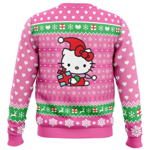 Nysekai “Cute Christmas Hello Kitty Ugly” Christmas Sweater – Gift for Men Women – Gift for Men Women