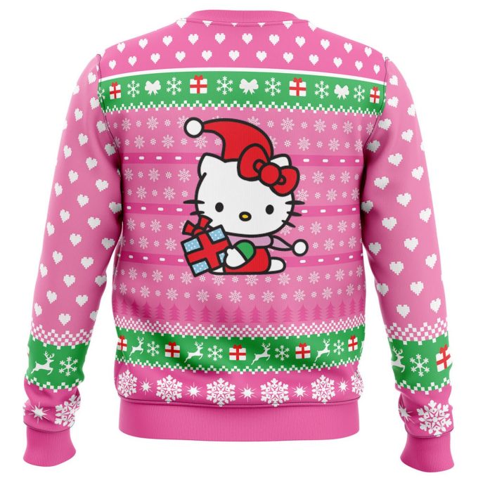 Nysekai “Cute Christmas Hello Kitty Ugly” Christmas Sweater – Gift for Men Women – Gift for Men Women