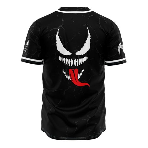 Get Your Game On with Nysekai s Venom Marvel Baseball Jersey – Limited Edition!