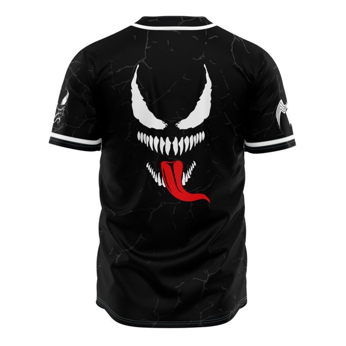 Get Your Game On with Nysekai s Venom Marvel Baseball Jersey – Limited Edition!