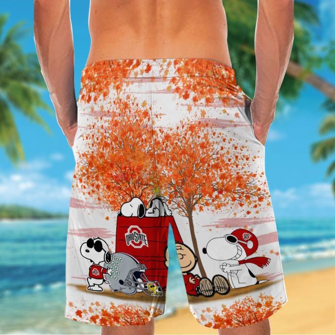 Show Your Team Spirit with Ohio State Buckeyes & Snoopy Hawaiian Shirt #3 – Limited Edition College Fanwear