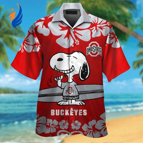 Stylish Ohio State Buckeyes & Snoopy Hawaiian Shirt – Show Your Team Spirit with this Unique Garment! Stylish Ohio State Buckeyes & Snoopy Hawaiian Shirt – Show Your Team Spirit with this Unique Garment!