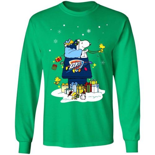 Get Festive with Oklahoma City Thunder Santa Snoopy Christmas Shirt – Spread Holiday Cheer! Get Festive with Oklahoma City Thunder Santa Snoopy Christmas Shirt – Spread Holiday Cheer!