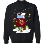 Spread Holiday Cheer with Oklahoma Sooners Santa Snoopy Christmas Shirt