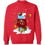 Spread Holiday Cheer with Oklahoma Sooners Santa Snoopy Christmas Shirt