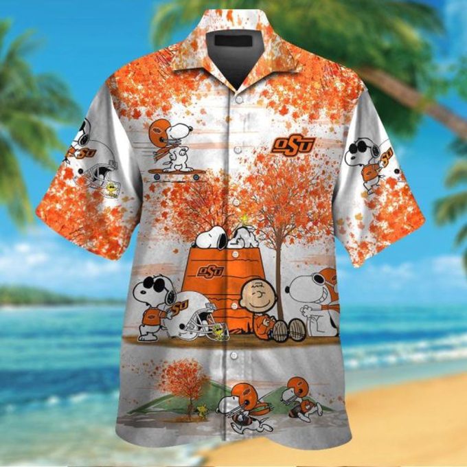 Shop the Trendy Oklahoma State Cowboys & Snoopy Hawaiian Shirt #3 for Ultimate Style