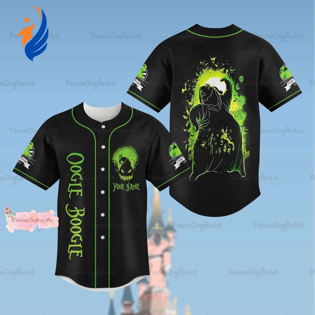 Personalized Oogie Boogie Baseball Jersey – Halloween Tee & Shirt Personalized Oogie Boogie Baseball Jersey – Halloween Tee & Shirt