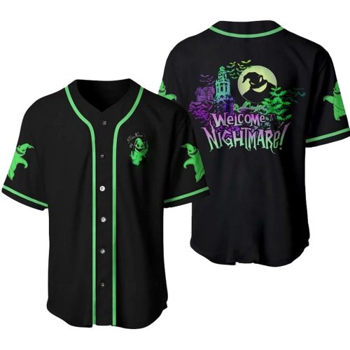Get Spooky with the Oogie Boogie Welcome To Nightmare Baseball Jersey – Limited Edition Design Get Spooky with the Oogie Boogie Welcome To Nightmare Baseball Jersey – Limited Edition Design