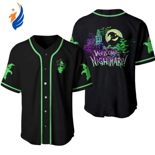 Get Spooky with the Oogie Boogie Welcome To Nightmare Baseball Jersey – Limited Edition Design Get Spooky with the Oogie Boogie Welcome To Nightmare Baseball Jersey – Limited Edition Design