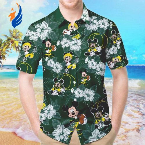Oregon Ducks & Mickey Mouse Hawaiian Shirt: A Perfect Blend of Team Spirit and Disney Magic!