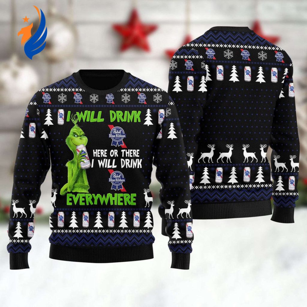 Get Festive with Pabst Blue Ribbon Grinch Ugly Sweater – Perfect for Holiday Parties & Fun Everywhere! Get Festive with Pabst Blue Ribbon Grinch Ugly Sweater – Perfect for Holiday Parties & Fun Everywhere!