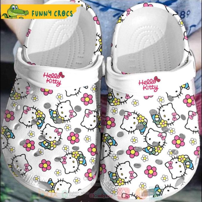 Pattern Hello KittyClogs-Shoes