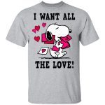 Peanuts Snoopy All the Love Valentine’s Shirt – Embrace the Cutest Valentine s Day Style! Peanuts Snoopy All the Love Valentine’s Shirt – Embrace the Cutest Valentine s Day Style!