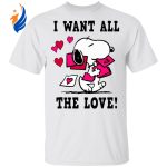 Peanuts Snoopy All the Love Valentine’s Shirt – Embrace the Cutest Valentine s Day Style! Peanuts Snoopy All the Love Valentine’s Shirt – Embrace the Cutest Valentine s Day Style!